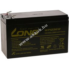Kung Long lom zsels akku sznetmentes APC Back-UPS ES700 9Ah 12V (helyettesti 7,2Ah / 7Ah)