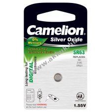 Camelion ezstoxid-gombelem SR63 / SR63W / G0 / 379 /  379S / SR521 1db/csom.