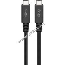 USB-C - USB-C kbel Gen.3, 1m, fekete, 100W