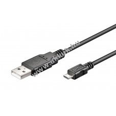 Goobay USB kbel (USB 2.0) micro USB csatlakozval 3m fekete