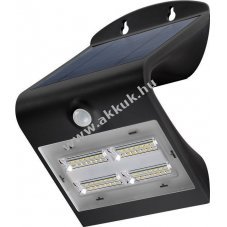 Goobay LED-es napelemes fali lmpa mozgsrzkelvel 3,2W fekete