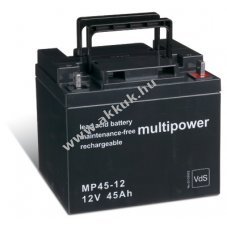 lom akku 12V 45Ah (Multipower) tpus MP45-12 - VDS-minstssel