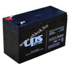 lom akku (UPS POWER) helyettesti: 12V 7,2Ah tpus BT7.2-12 (csatlakoz: F1)