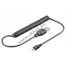 Goobay USB kbel micro USB csatlakozval 1m (rugalmas, spirlvezetk)