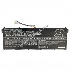 Helyettes�t� akku Acer Aspire 5 A515-43 t�pus AP19B5L 3500mAh