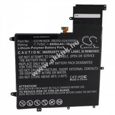 Helyettest akku Asus ZenBook Flip S UX370UA 4950mAh