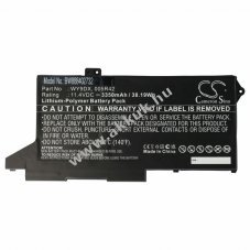 Helyettes�t� akku Dell Latitude 5420 t�pus WY9DX 3350mAh