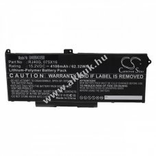 Helyettest akku Dell Precision 15 3560 4100mAh