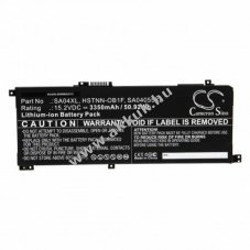 Helyettes�t� akku HP Envy X360 15-DS0002NC 3350mAh