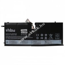 Helyettest akku Lenovo ThinkPad X1 Carbon 3460 tpus 45N1070, 3500mAh