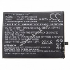 Helyettes�t� akku Wiko View3 Pro t�pus TPJ18K07P, 3900mAh