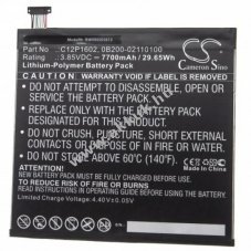 Helyettest akku Asus ZenPad 3S 10 LTE tpus C12P1602 7700mAh