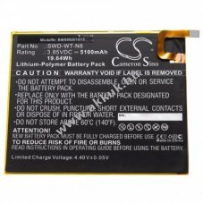 Helyettest akku Samsung Galaxy Tab A 8.0 2019 tpus SWD-WT-N8, 5100mAh