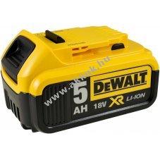 Eredeti akku szerszmgp Dewalt tpus DCB184 XR gpekhez 18V 5,0Ah Li-Ion