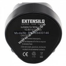 Helyettest EXTENSILO akku Makita CL100 2500mAh