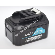 Helyettest akku Makita tpus BL1021B, BL1041B 12V, Li-ion, 3000mAh