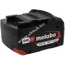 Eredeti Metabo 18V Li-Ion Power akkupakk akku Ultra-M 4,0Ah tpus 625591000 ESCP