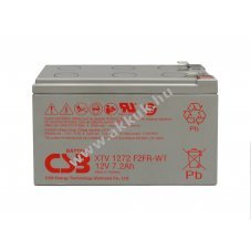 lom akku CSB / Hitachi tpus CSB-XTV1272FR-WT 12V 7.2A, csatlakoz: F2 tzllhz