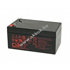 lom akku 12V 3.4Ah ( CSB / Hitachi) tpus CSB-GP1234, VDS, csatlakoz:F1
