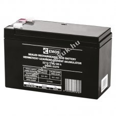 lom akku EMOS 12V 7Ah (csatlakoz F1)