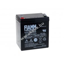 lom akku 12V 5Ah FIAMM tpus 12FGH23 F2 csatlakoz nagy kistram