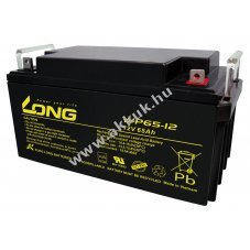 lom akku Long Kung Long tpus WP65-12 Vds minstssel 12V 65Ah csatlakoz: M6