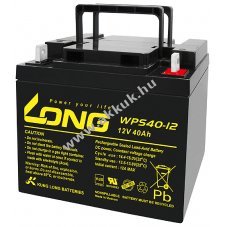 lom akku Long Kung Long tpus WPS40-12 Vds minstssel 12V 40Ah csatlakoz: M6