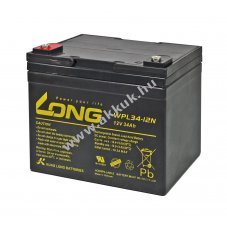 lom akku Long Kung Long tpus WPL34-12N 10-12 v lettartam 12V 34Ah csatlakoz: M5