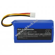 Helyettest akku Liectroux C30B tpus MD-C30B 2600mAh