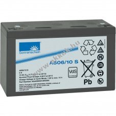 lom akku 6V 10Ah Sonnenschein tpus A506/10S VDS minstssel