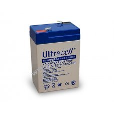 Ultracell lom akku 6V 4,5Ah UL4.5-6 csatlakoz: F1