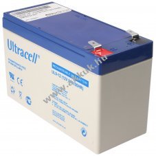 Ultracell lom akku 12V 9Ah UL9-12 csatlakoz: F2