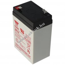 Yuasa NP4-6 akku, 6V 4Ah csatlakoz: F1