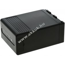 Helyettest profi videokamera akku Canon EOS C300 Mark II PL USB- & D-TAP csatlakozssal