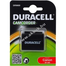Duracell akku Canon FS10 Flash Memory Camcorder (BP-808) (Prmium termk)