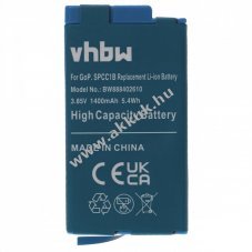 Helyettest akku GoPro Max tpus SPCC1B 1400mAh
