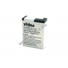 Helyettest akku  GoPro tpus AHDBT-301 - 1180mAh