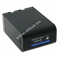 Helyettest akku JVC tpus BN-VC296G, 13400mAh, fekete, D-Tap csatlakozval