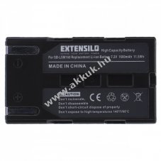 Helyettest EXTENSILO akku Samsung tpus SB-LSM160 1600mAh