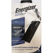 Energizer Ultimate Powerbank 22,5W 10000mAh gyorstlt