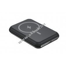 Energizer Powerbank QM5000 M�gneses Vezet�k N�lk�li, 5000mAh, 15W, Fekete