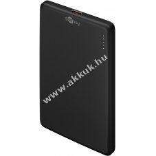 Powerbank kls akku vezetk nlkli 5000mAh, fekete - A kszlet erejig!