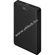 Powerbank kls akku, vezetk nlkli 10000mAh, fekete - A kszlet erejig!