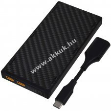 Nitecore Powerbank kls akku NB10000 GEN3, 10Ah, ultraknny, 2db USB-C, pl.  terep futs sport