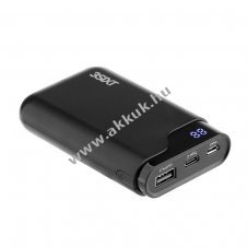 3SXIT USB-C Powerbank/v�szt�lt� 6000mAh fekete
