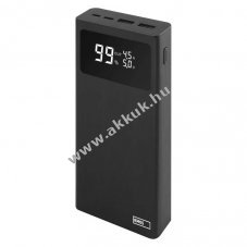 EMOS Powerbank kls akku BETAQ 20, 20000mAh, 22.5 W, fekete
