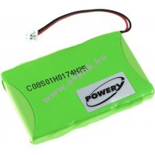 Helyettest akku Audioline Oyster 500