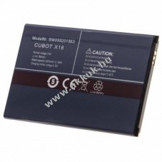 Helyettest akku Cubot X18, 3200mAh