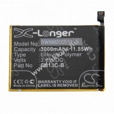 Helyettest akku Google Pixel XL 3 tpus G013C-B 3000mAh