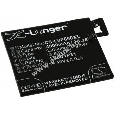 Helyettest okostelefon akku Lenovo Phab 2 Pro